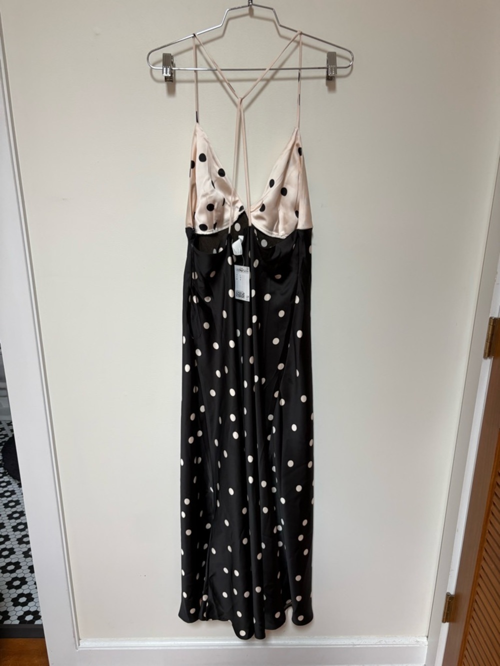 NWT H&M Satin Strappy Dress Size Large - Picture 10 of 15